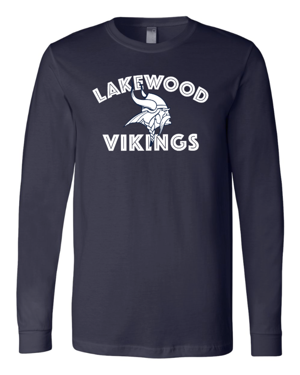 Lakewood Vikings- Unisex Long Sleeve T-Shirt (Arch Design