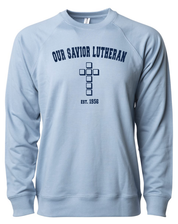 Our Savior Lutheran Blue Unisex Crewneck Sweatshirt