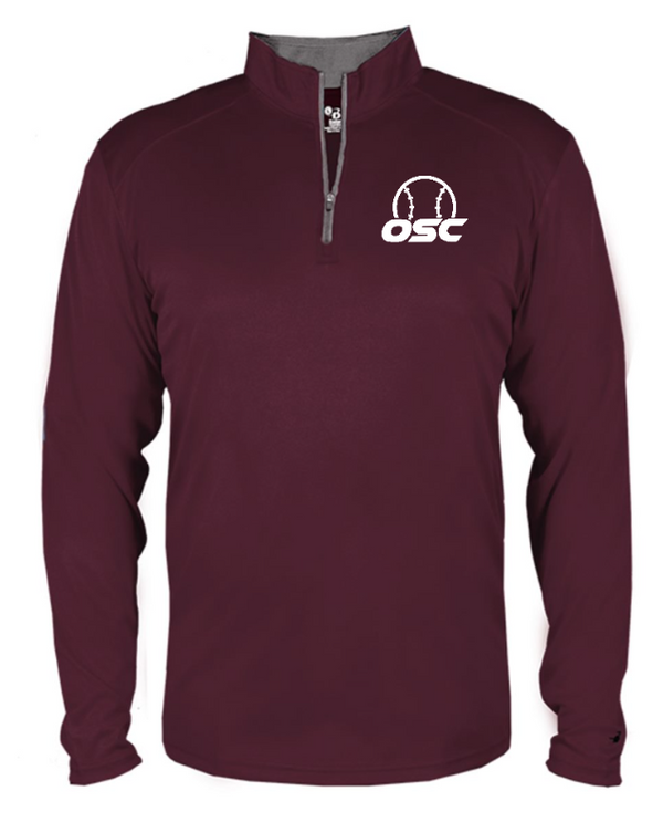 Okemos Softball Club Fall 2023 - Adult Unisex 1/4 Zip Pullover