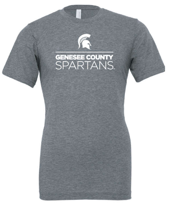 Genesee County Spartans - Unisex Adult T-Shirt