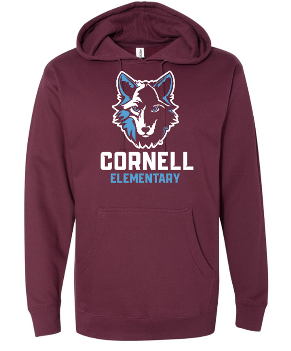 Cornell Elementary School - Unisex Adult Hooded Sweatshirt