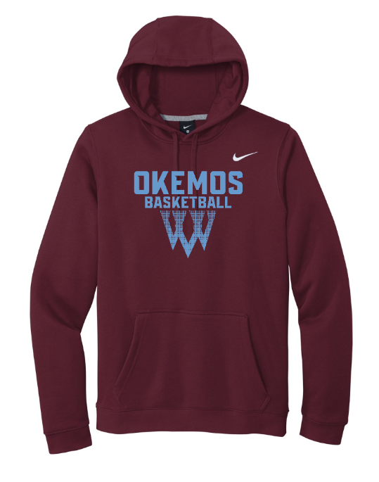Okemos Girls Basketball - Adult Unisex Nike Hooded Sweatshirt