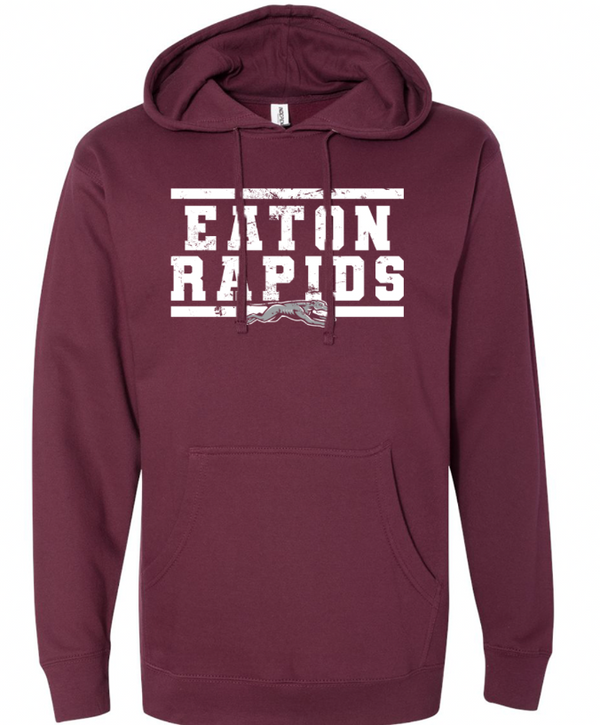 ERPS Staff Apparel - Adult Unisex Maroon Hooded Sweatshirt