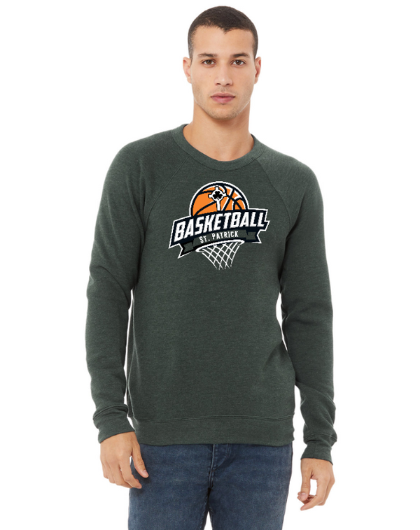 St. Pats Basketball - Adult Unisex Green Crewneck Sweatshirt