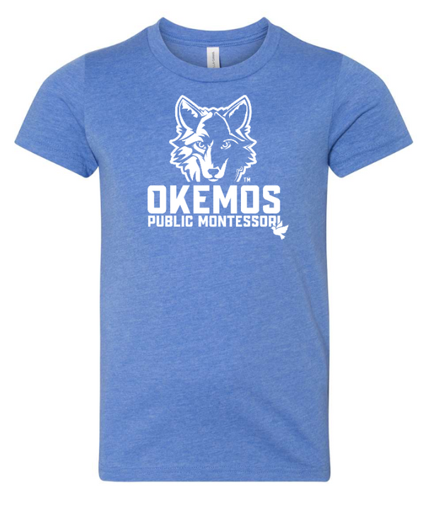 Okemos Montessori - Youth Unisex Wolf Shirt