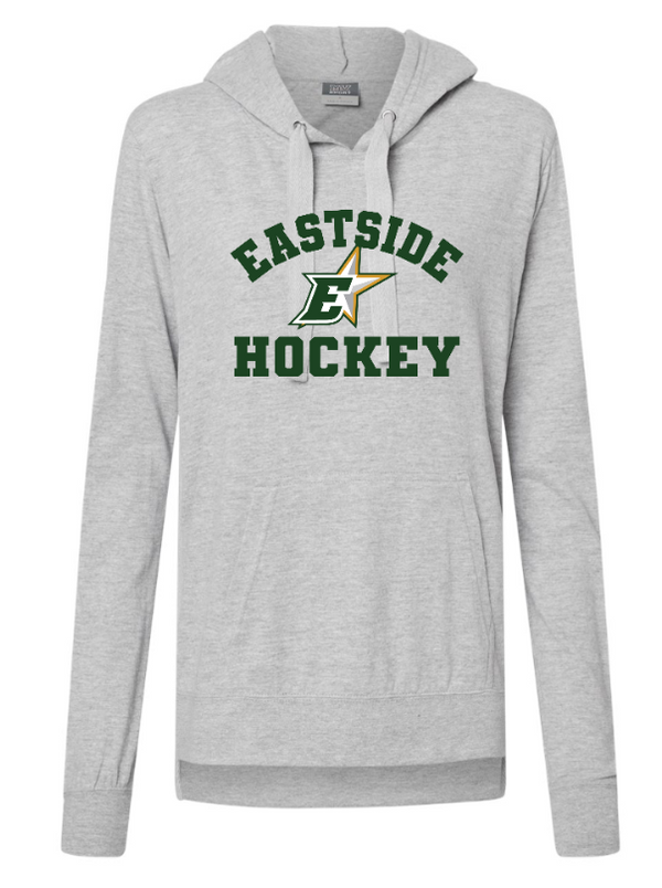 Okemos Hockey / Eastside Stars - MV Sport Women's Sueded Jersey Hooded Sweatshirt