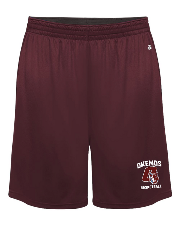 Okemos Basketball - Men's 8" Shorts with Pockets