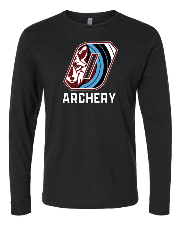 Okemos Archery - Unisex Adult Long Sleeve Shirt (target design)