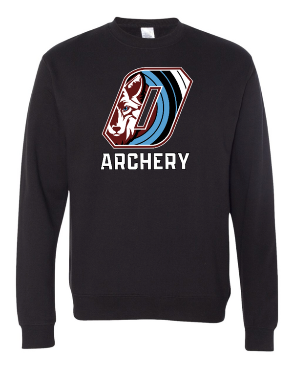 Okemos Archery - Unisex Adult Crewneck Sweatshirt (target design)