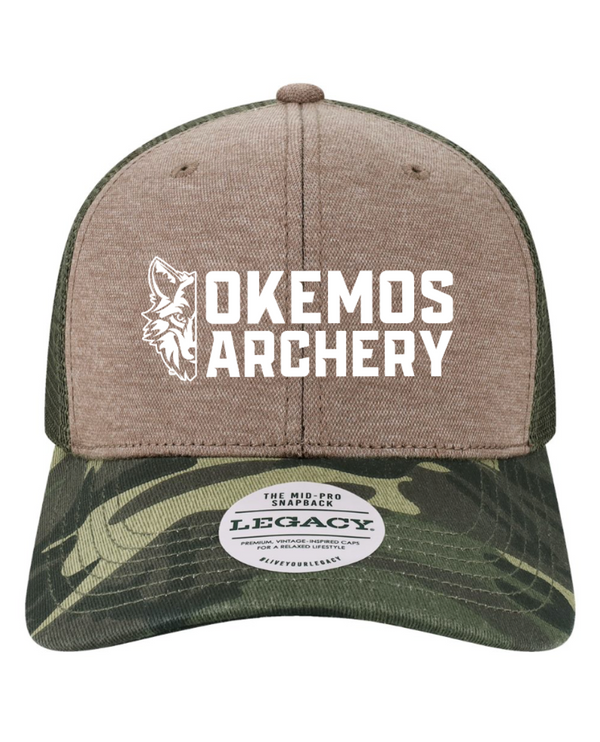 Okemos Archery - Legacy Snapback Trucker Hat