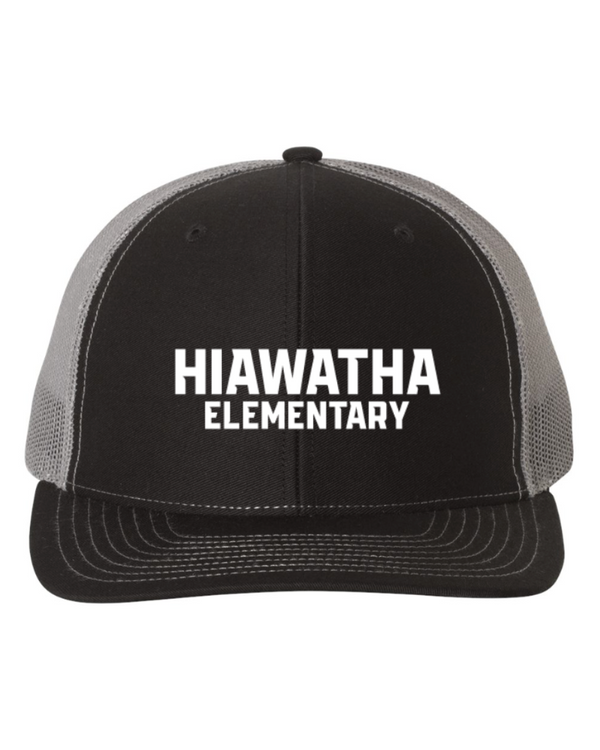 Hiawatha PTO - Black/Charcoal Trucker Hat