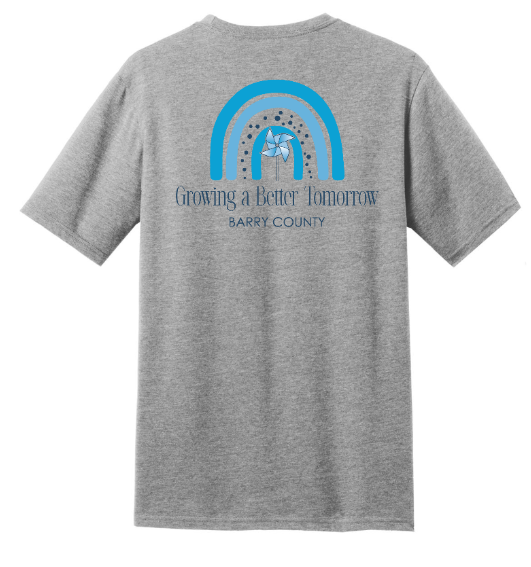 MDHHS Child Abuse Prevention Month - Adult Unisex T-Shirt Back Design