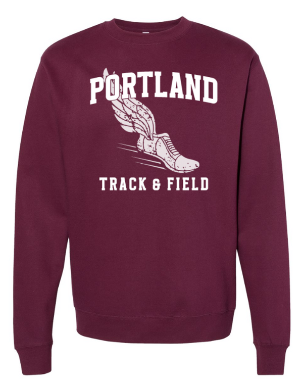 Portland MS Track and Field - Adult Unisex Crewneck Sweatshirt