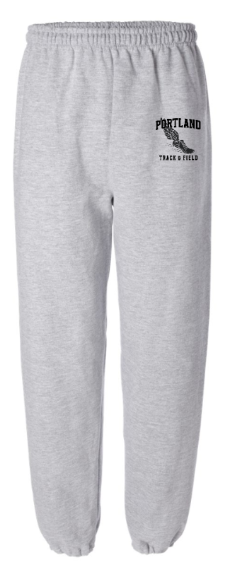 Portland MS Track and Field- Adult Unisex Grey Sweatpants