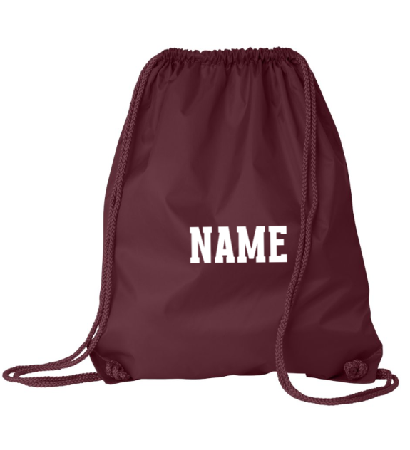 Portland MS Track and Field - Large Drawstring Bag