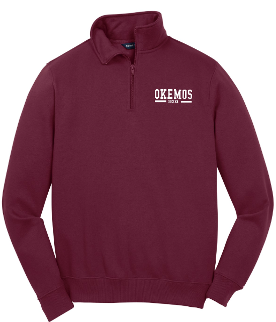 Okemos Girls Soccer 2024 - Unisex 1/4 Zip Sweatshirt