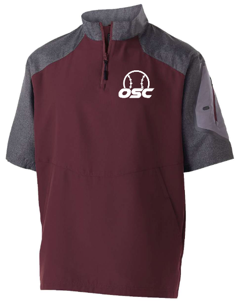 Okemos Softball Club - Short Sleeve Quarter Zip