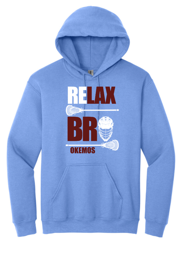 Okemos Lacrosse Club | Relax Bro Unisex Gildan Hoodie