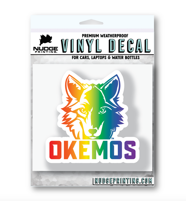 Okemos Wolves - Rainbow Decal
