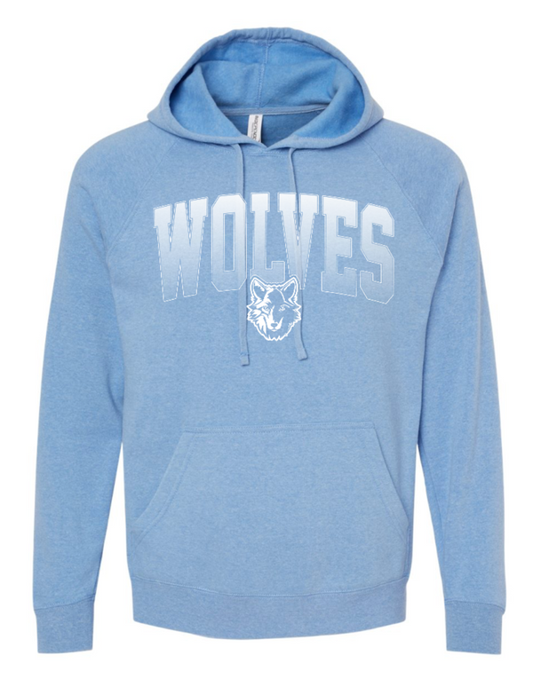 Okemos Wolves - "WOLVES" Gradient Unisex Adult & Youth Hoodie