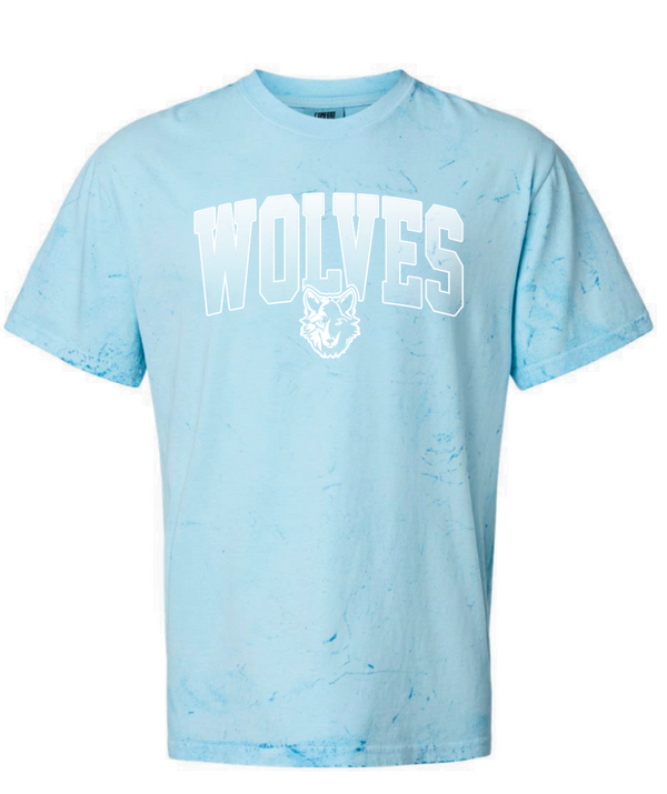 Okemos Wolves - "WOLVES" Gradient Colorblast Unisex T-Shirt