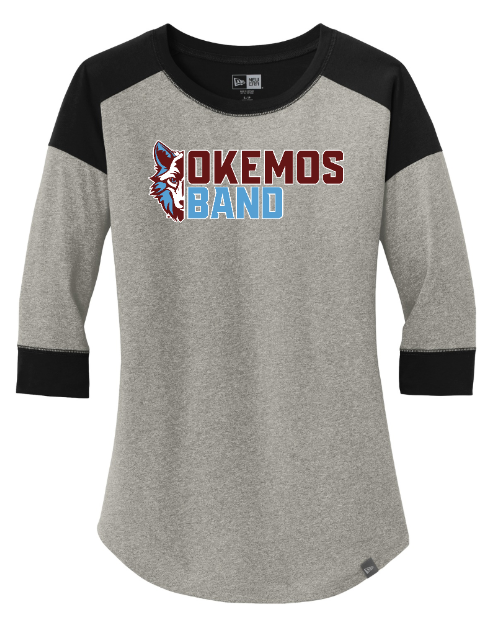 Okemos Band 2024 - Women's 3/4 Sleeve Baseball Tee