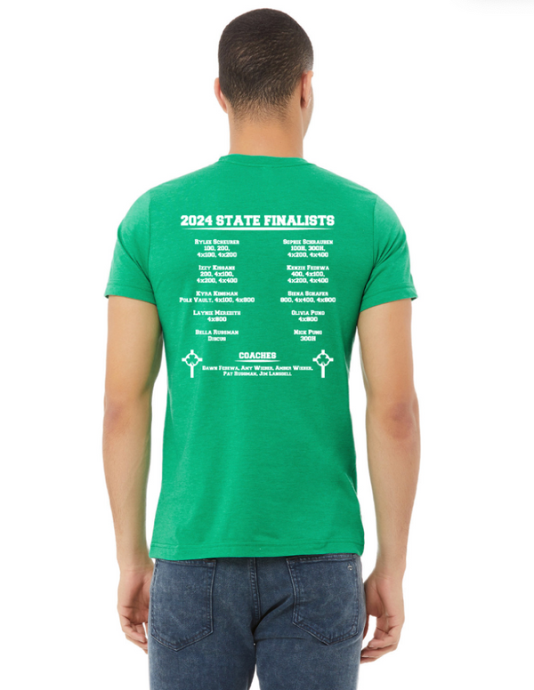 St. Patrick State Finals - Adult Unisex Green Short Sleeve T-Shirt