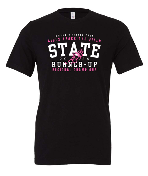 St. Patrick T&F State Runner-Up 2024 - Black Adult Unisex T-Shirt