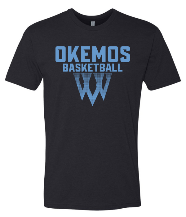 Okemos Girls Basketball 2024 - Adult Unisex T-Shirt Net Design