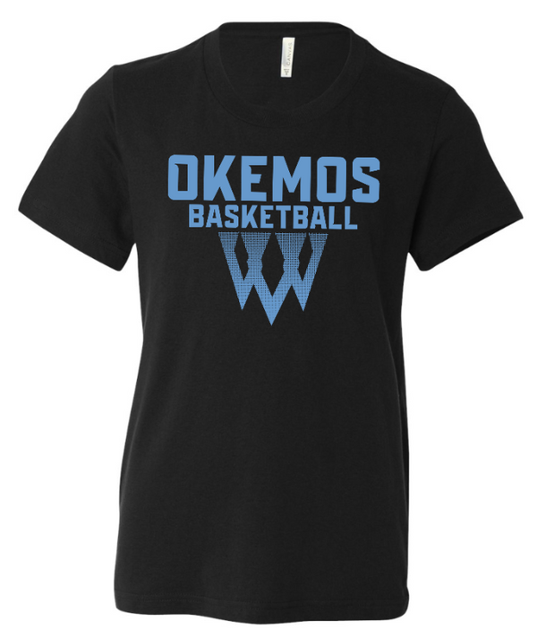 Okemos Girls Basketball 2024 - Youth Unisex T-Shirt Net Design