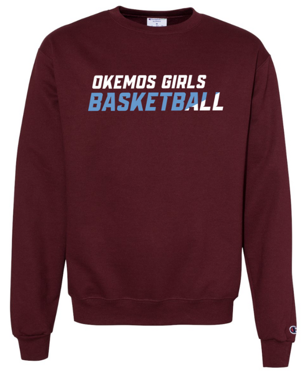 Okemos Girls Basketball 2024 - Adult Unisex Champion Crewneck Sweatshirt