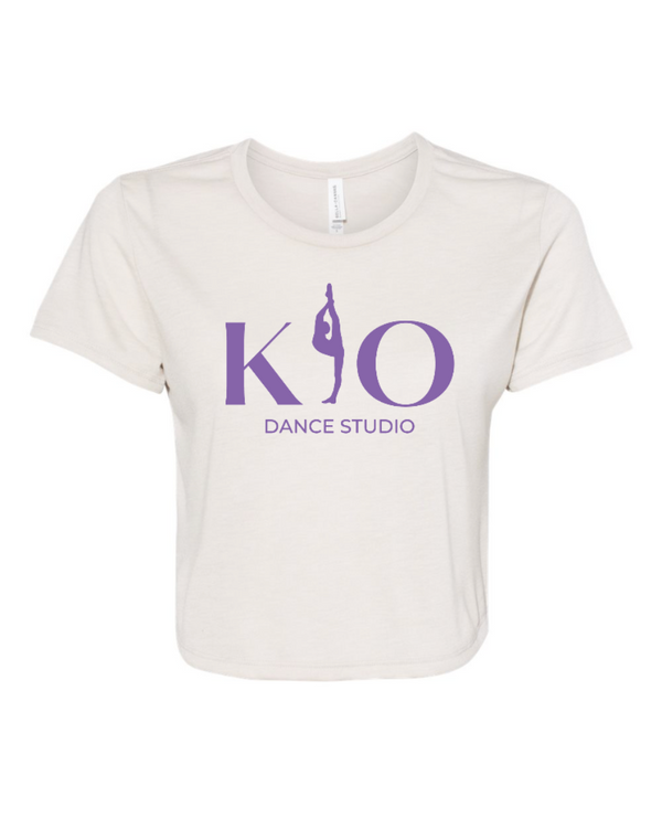 Kick It Out Dance - Women's Cropped Logo T-Shirt