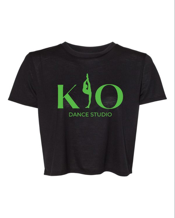 Kick It Out Dance - Women's Cropped Logo T-Shirt