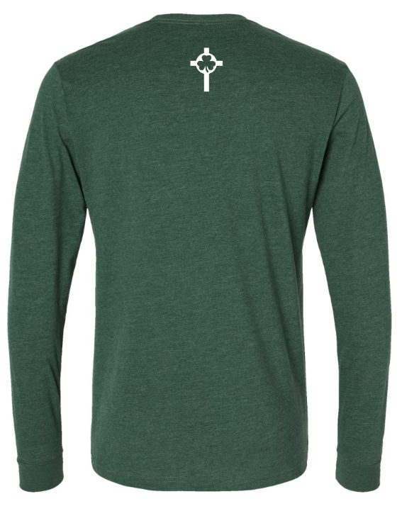 St. Pats Back to School 2024/25 - Adult Green Long Sleeve T-Shirt