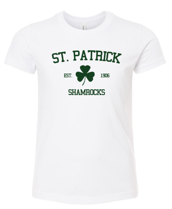 St. Pats Back to School 2024/25 - Youth White T-Shirt