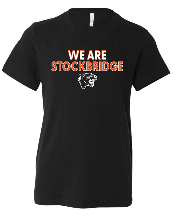 Stockbridge School - Youth Jersey T-Shirt Black