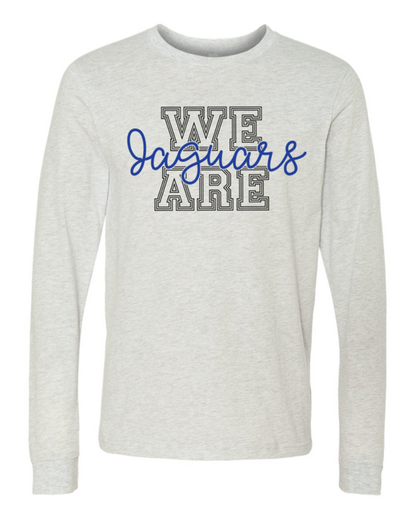 Jefferson Elementary - Adult Unisex Long Sleeve T-Shirt (We Are Jaguars)