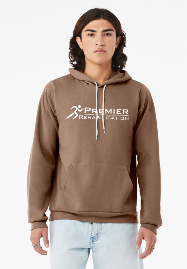 Premier Rehabilitation - Unisex Fleece Pull over Hoodie (Vintage Brown - Deep Heather - Heather Slate)