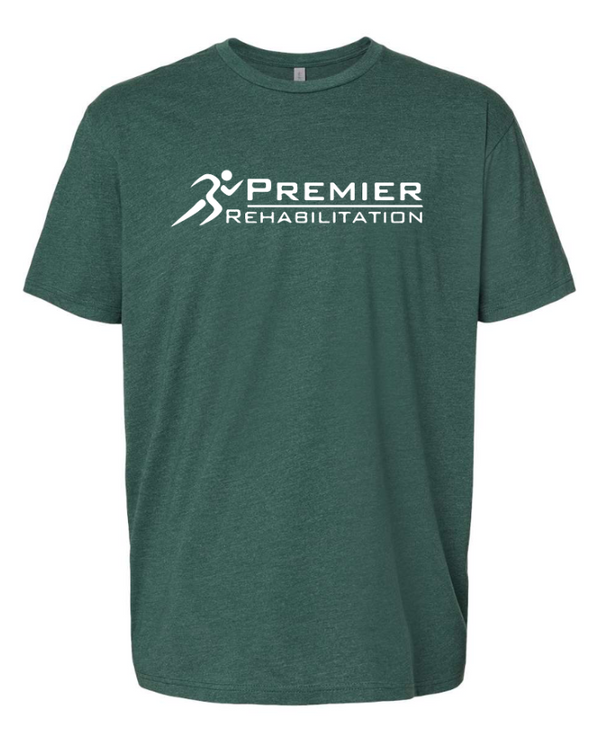 Premier Rehabilitation - Unisex T-Shirt (Black - Espresso - Forest Green)