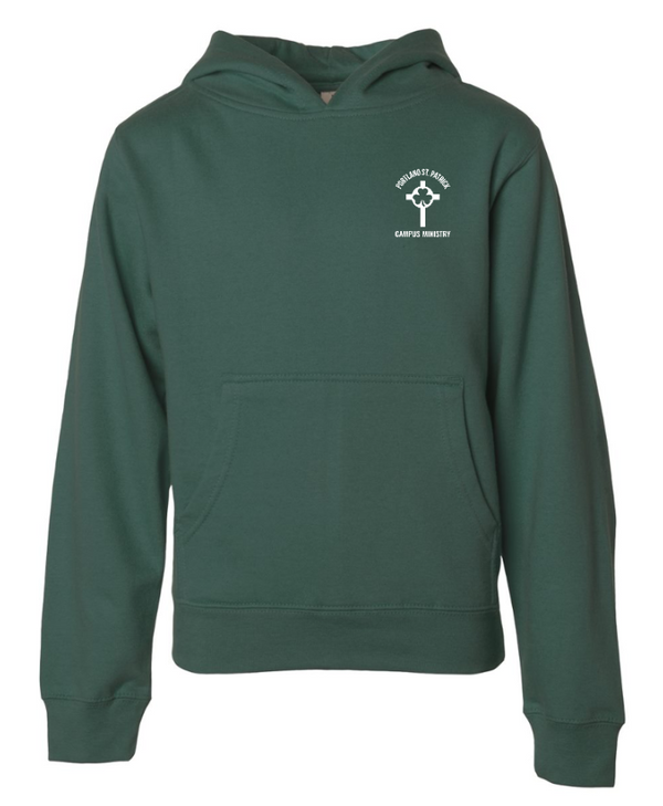 St. Patrick Campus Ministry - Youth Midweight Hoodie (Multiple Color Options Available)