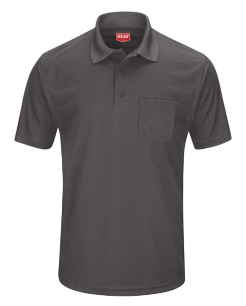 Okemos Operations Uniforms - Short Sleeve Performance Knit Pocket Polo