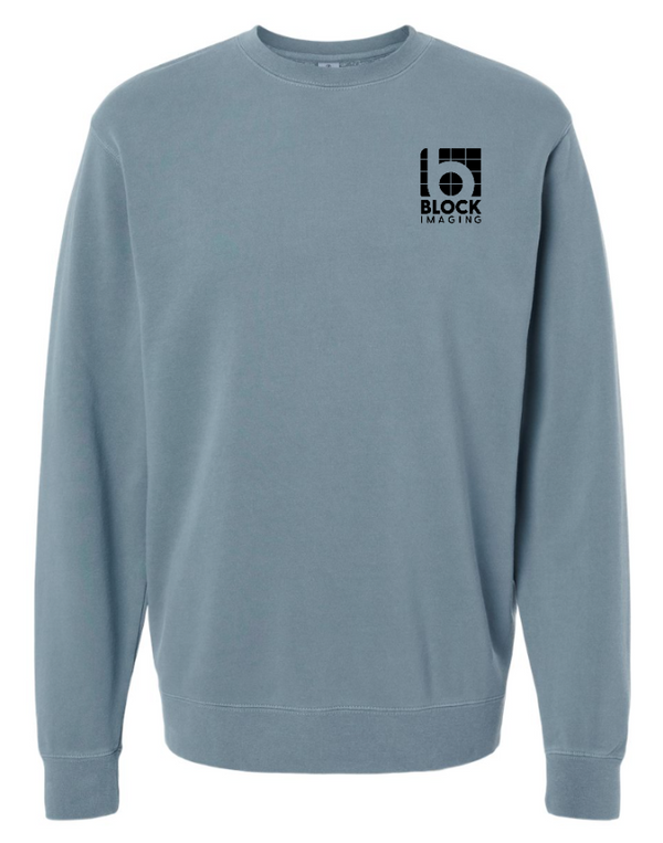 Block Imaging - Embroidered Block Imaging Logo Midweight Crewneck Sweatshirt (Multiple Color Options)