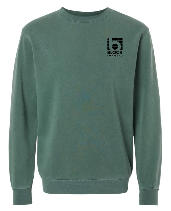 Block Imaging - Embroidered Block Imaging Logo Midweight Crewneck Sweatshirt (Multiple Color Options)