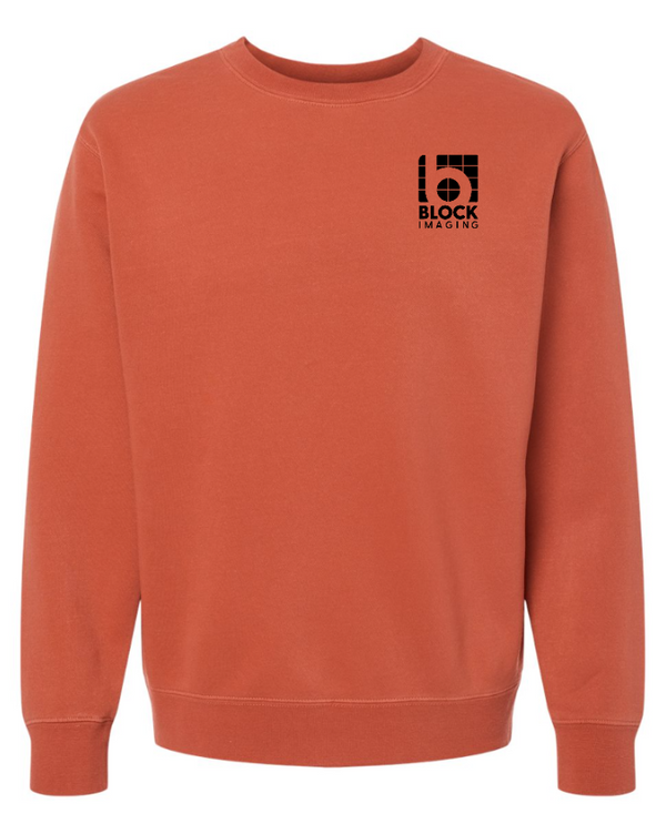 Block Imaging - Embroidered Block Imaging Logo Midweight Crewneck Sweatshirt (Multiple Color Options)