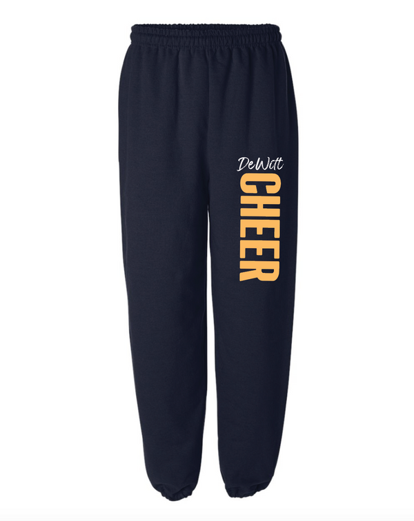 DeWitt Jr. Panthers Competitive Cheer - Adult Unisex Sweatpants