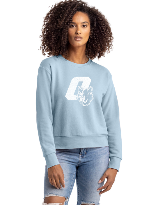 Okemos Wolves - Ladies' Laguna Sueded Sweatshirt (NEW)