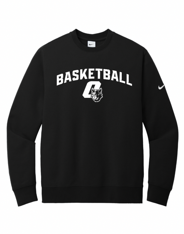 CMS Girls Basketball - Adult Unisex Black Nike Crewneck Sweatshirt