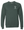 St. Patrick's Shamrocks - Youth Fleece Crewneck Sweatshirt  -- Forest Green / Grey