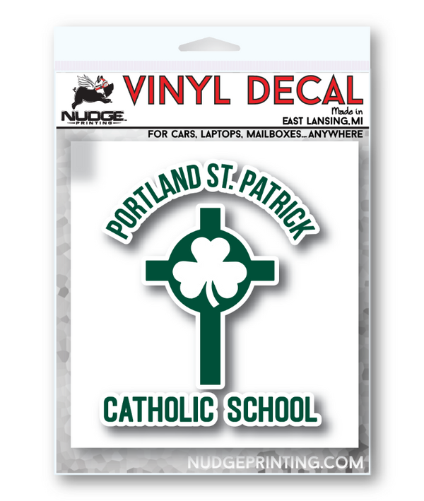 St. Patrick's Shamrocks -  Car Decal