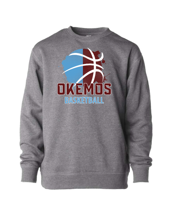 Okemos Wolves - Midweight Crewneck Sweatshirt  (Youth / Adult)